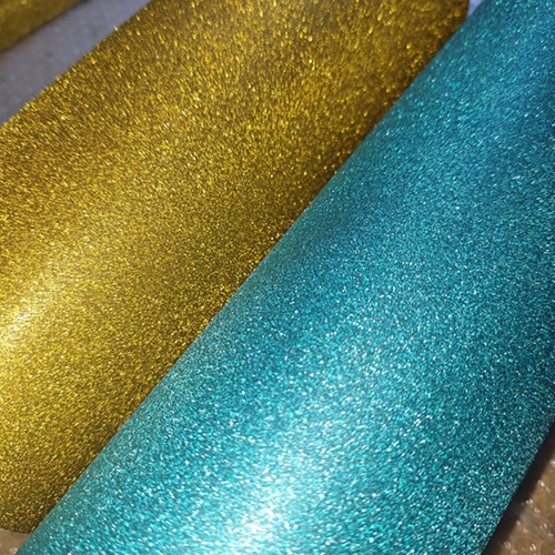 púdar óir cobhsaí Glitter Scannán Laminating Teirmeach